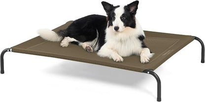Bedsure Large Elevated Cooling Outdoor Dog Bed 49 inches