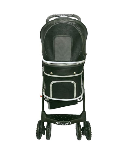 AmorosO 4 Wheels Pet Convenient Stroller