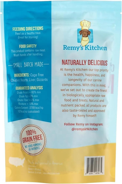 Chicken Meat Medley Freeze Dried Dog and Cat Treats 3 oz USA Sourced Locally, Small Batch Made