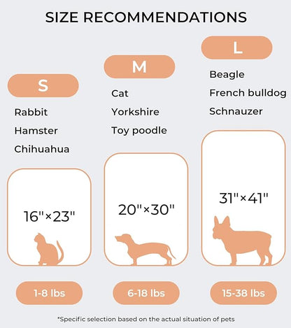 Luciphia 1 Pack 2 Pet Blankets for Dogs Cats (23x16 inch)