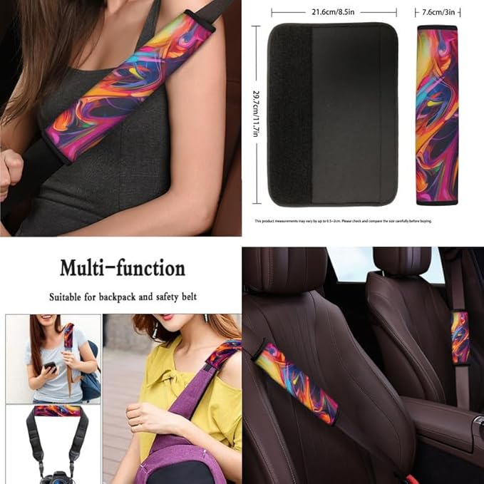 Splashing Graffiti 13 PCS Car Seat Cover Spiral