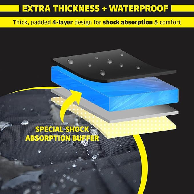 Meadowlark SUV Cargo Liner Dog Seat Covers + Seat Belt