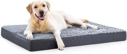 JOEJOY Orthopedic Dog Bed for Extra Large Medium Dogs (44"x32"x3")