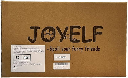 JOYELF Medium Dog Bed with Washable Removable Cover, Rectangle Soft Calming Cat Bed & Sofa, Plush Warming Pet Bed Furniture for Puppy Dogs & Cats with Squeaker Toys as Gift