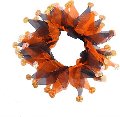 Elegant little tail 1PCS Dog Halloween Costume - Dog Cat Pumpkin Tutu Collar Dog with Halloween Pumpkin Patterns Pet Tutu Collar Suit Pet Halloween Costume for Cats Small Medium Dogs