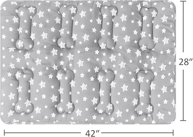 Dog Crate Mat (42" X 28") 2 Pack