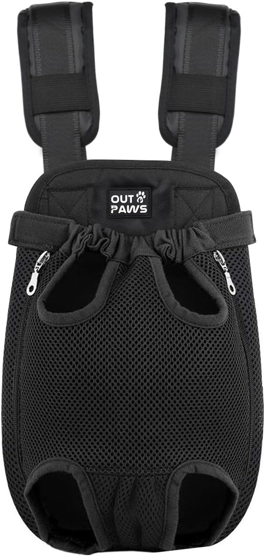 FOIMAS Pet Backpack Carrier (Large, Black)