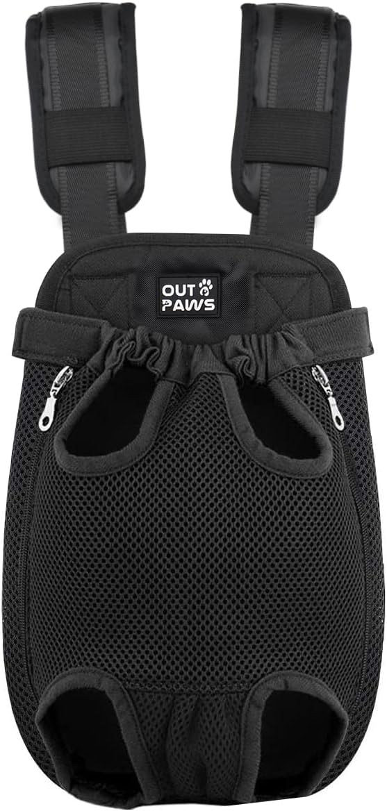 FOIMAS Pet Backpack Carrier (Medium, Black)