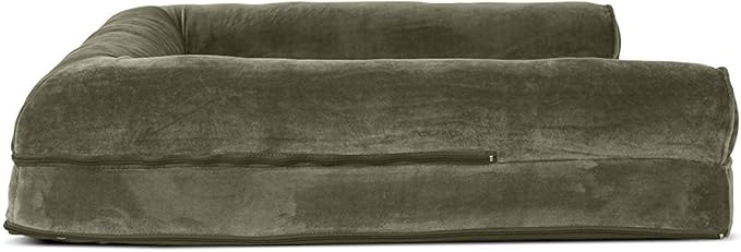 Furhaven Orthopedic Dog Bed for Large Dogs w/ Removable Bolsters & Washable Cover 95 lbs