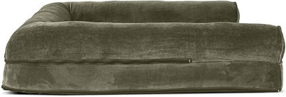 Furhaven Orthopedic Dog Bed for Large Dogs w/ Removable Bolsters & Washable Cover 95 lbs