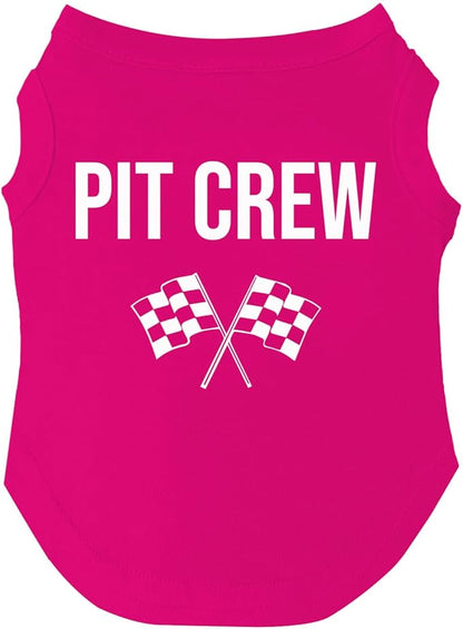 Pit Crew Dog Tee Shirt Sizes for Puppies, Toys, and Large Breeds (Hot Pink, 3X-Large 49)