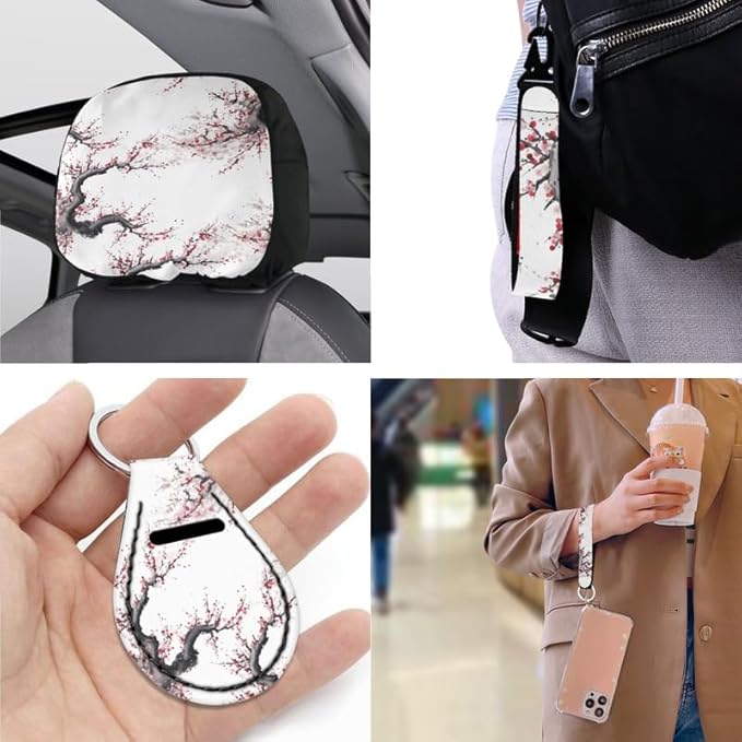 Chinese Plum Blossom Car Seat Covers Full Set