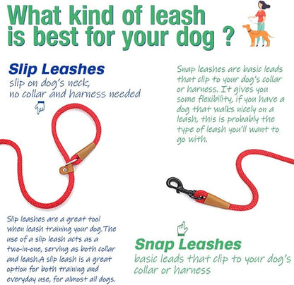 lynxking Dog Leash Slip Lead 5 6 8