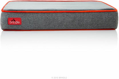 Brindle Waterproof Designer Memory Foam Pet Bed-Removable Machine Washable Cover-4 Inch Orthopedic Pet Bed-Joint Relief