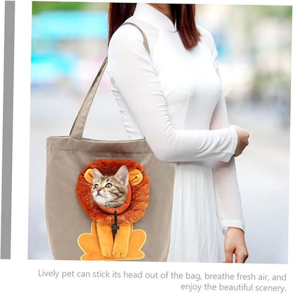 Cat Bag Shoulder Bag Cat Carrier Bag Travel Tote Bags Backpack for Bag Collapsible Pet Carrier Small Animal Carrier Small Travel Backpack Soft Dog Crate Rabbit Canvas Foldable