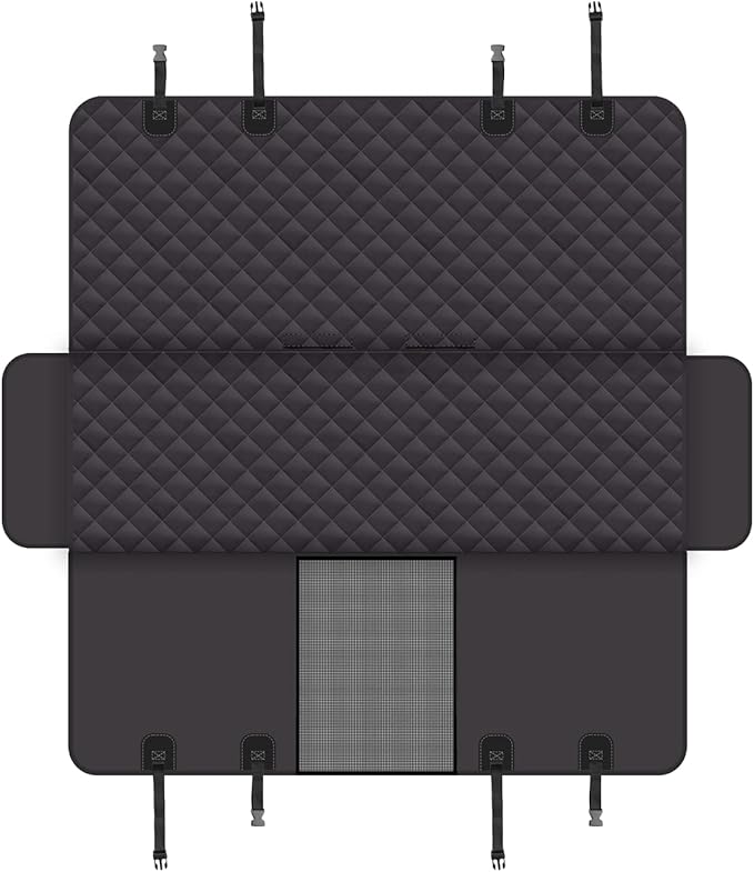 GXT Dog Back Seat Cover Protector for Cars SUV and Trucks with Mesh Window