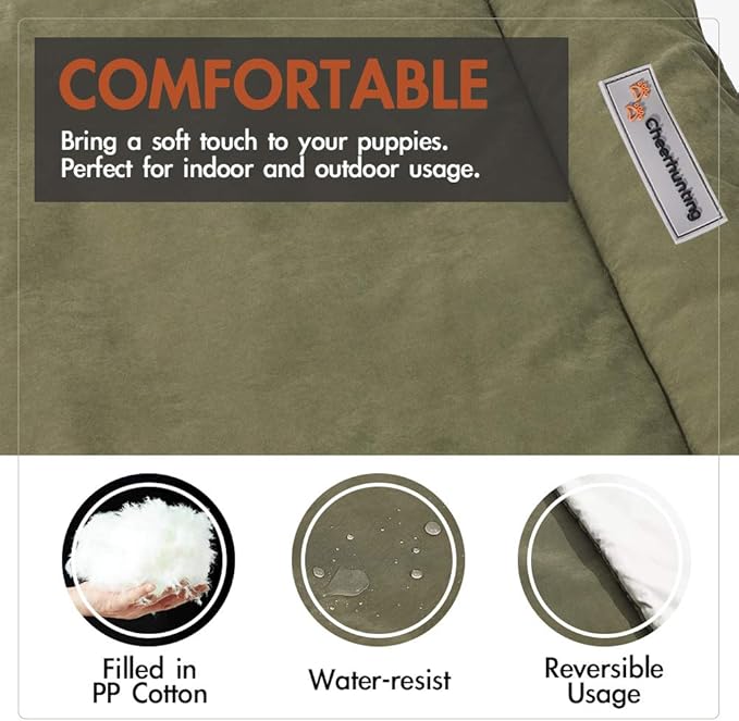 Camping Dog Bed Pet Bed 40”X32”