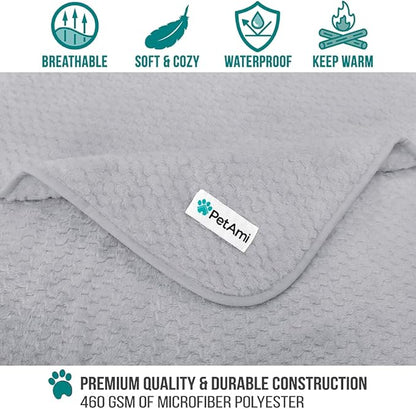 PetAmi Waterproof Dog Blanket 60x80 Light
