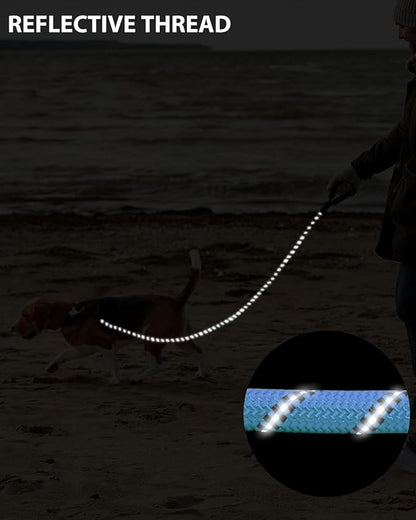 Dog Leash Heavy Duty 4/5/6FT Reflective 6'*1/2'', Light