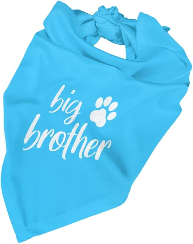 Big Brother Gender Reveal Baby Announcement Dog Bandana
