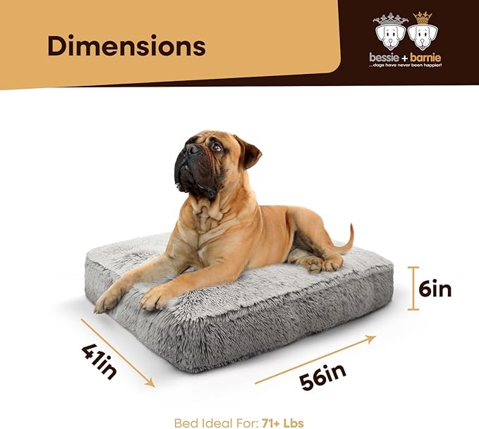 Bessie and Barnie Rectangle Dog Bed