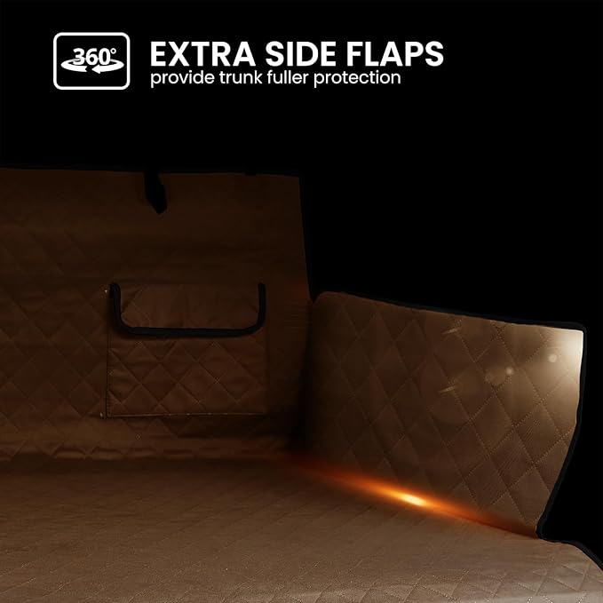 NESTROAD SUV Cargo Liner for Dogs Size,65"×72",Brown