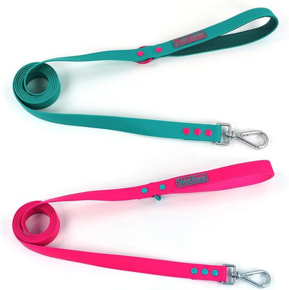 Waterproof Dog Leash Carabiner Leash for Dogs Soft 6ft*25mm*2.5mm Viridian