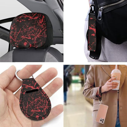 Red Halloween Bloodstain 13 PCS Car Seat Cover