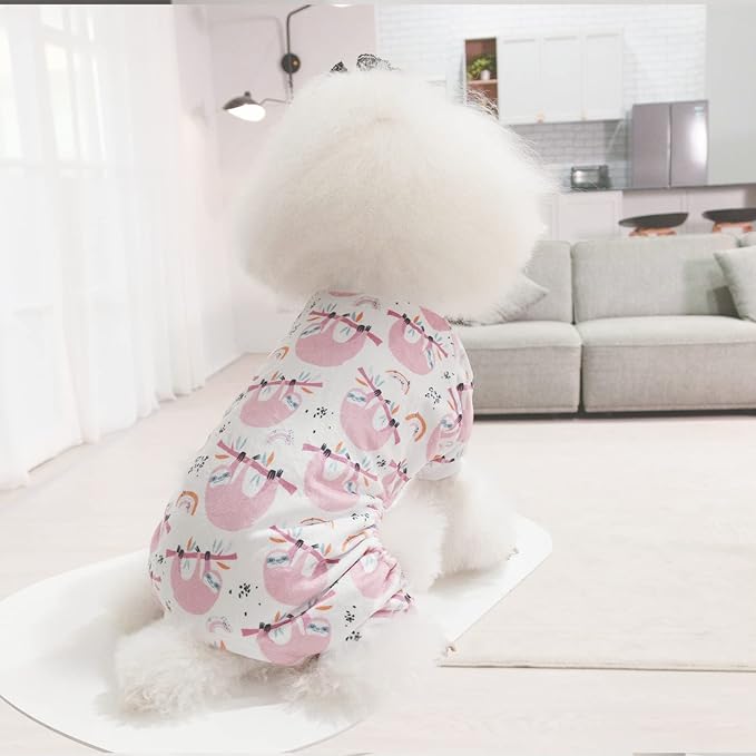 CuteBone Sloth Soft Puppy Pajamas Cute Dog Pjs P263S