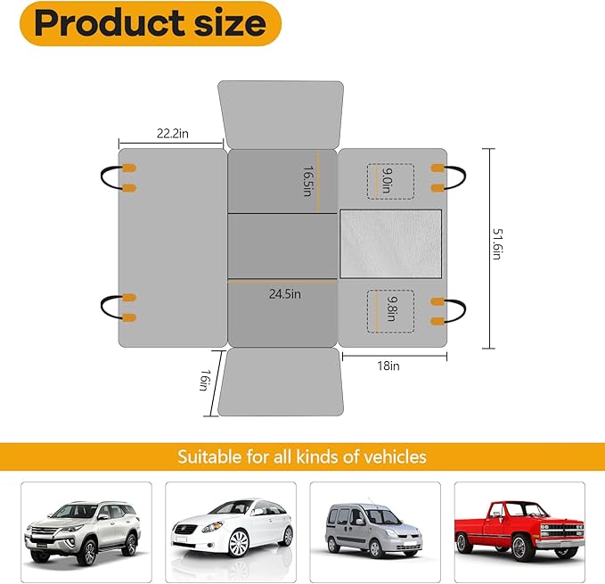 Back Seat Extender for Dogs