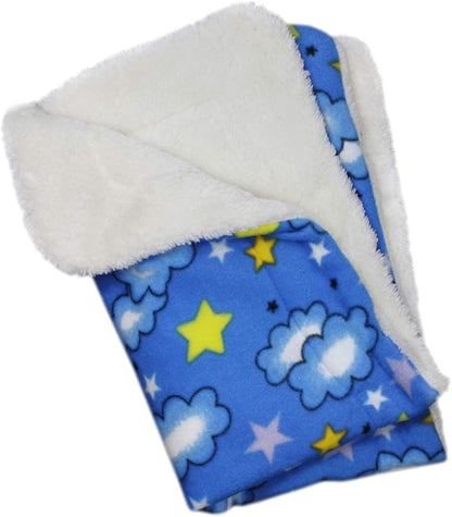 Klippo Dog/Puppy Soft Fleece & Ultra-Plush Blanket ONE Size (Stars and Clouds)