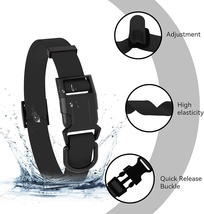 Waterproof Dog Collar 11.8-18.5 inch)