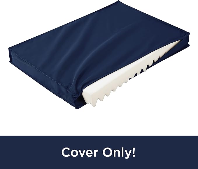 Lesure Water-Resistant Dog Bed Cover - Medium Dog Bed Removable Cover, Replacement Washable, Dog Bed Covers for Pet Mat Bed, 30x20x3 Inches