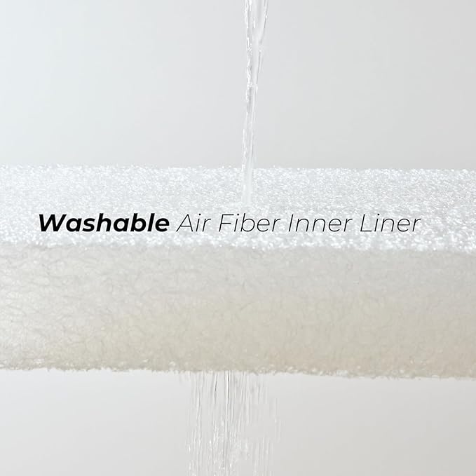 Dog Bed for Medium Dogs-Air Fiber Core 100% Breathable Cover(30x20x3 Inch)