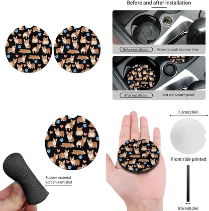 Paws Corgi 13 PCS Car Accessories Set Seat