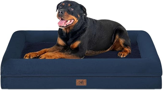 Orthopedic Washable Large Dog Bed: XXLarge Dog Bed Bolster Waterproof