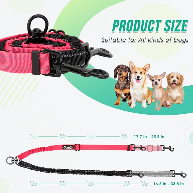 Two Dog Lead 2 in 1 Upgraded