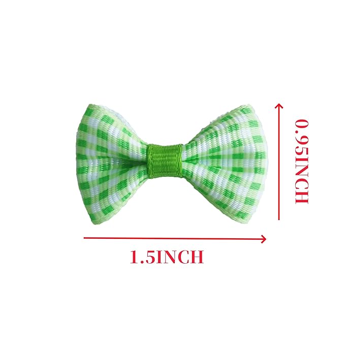 80PCS (40 Paris) Cute Dog Bows with Clips
