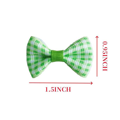80PCS (40 Paris) Cute Dog Bows with Clips