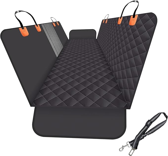 GXT Dog Back Seat Cover Protector for Cars SUV and Trucks with Mesh Window
