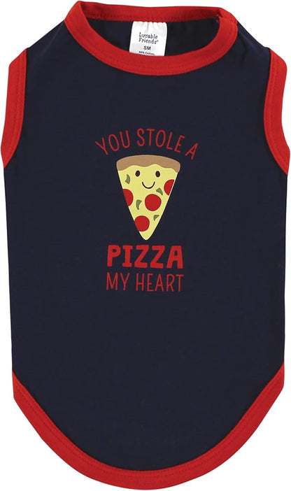 Luvable Friends Dog Pet Dog and Cats Cotton T-Shirts 2pk