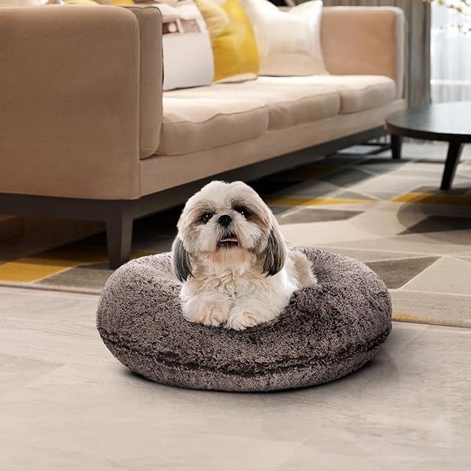 Bessie and Barnie Bagel Donut Dog Bed