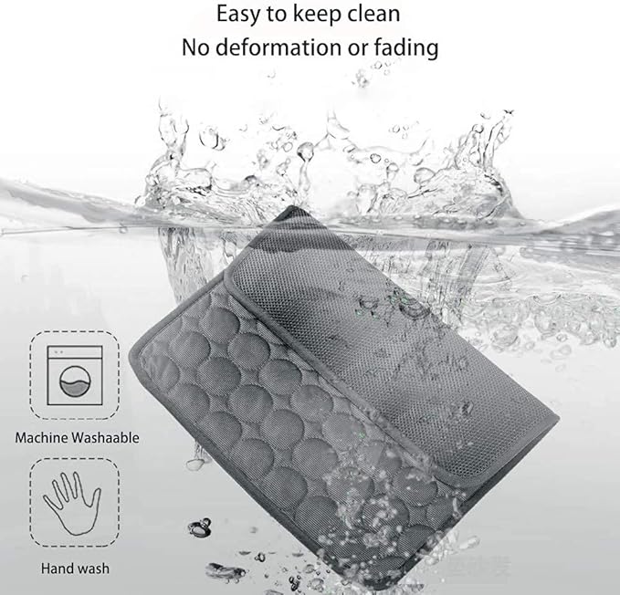 MICROCOSMOS Summer Cooling Mat & Sleeping Pad- Water Absorption Top 59" x 40")