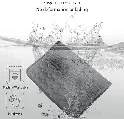 MICROCOSMOS Summer Cooling Mat & Sleeping Pad- Water Absorption Top 59" x 40")