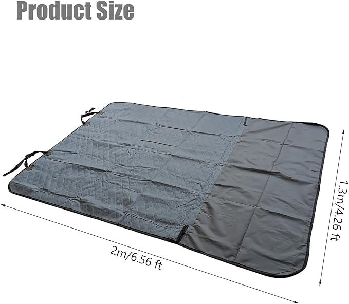 SUV Cargo Liner for Dogs Trunk Cover (80" L 51.6" W)