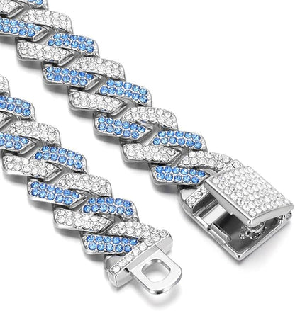 Chain Collar for Small Dogs Collar,15mm Wide (8 inch)