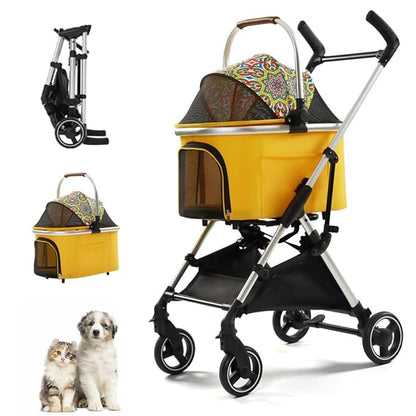 3 in 1 Pet Stroller 4 Wheel Small 33lb max