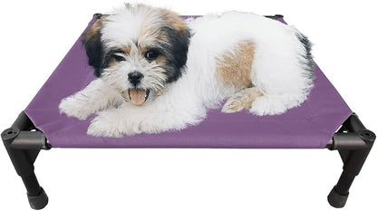 Love&go Elevated Dog Bed with Metal Frame Small-18.5x18.5x5.5 inch)