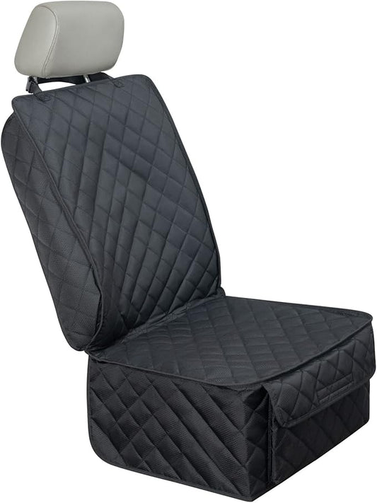 Waterproof Front Seat Cover Dog Car Seat Covers Nonslip and Full Protection with Side Flaps Fits Most Cars