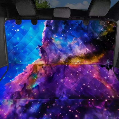 AFPANQZ Galaxy Nebula Dog Seat Cover Bucket